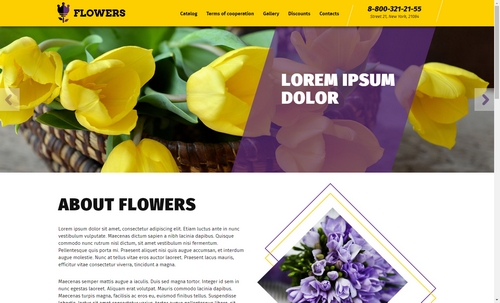 Flowers WordPress Theme