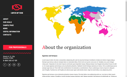 Lawyers WordPress Theme