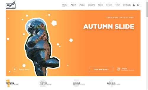 Seasons WordPress Theme